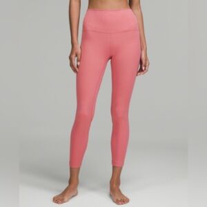 Lululemon Align High-Rise Pant 25” 
“Pink Blossom” 
Size 10 
Worn ONCE- Like New